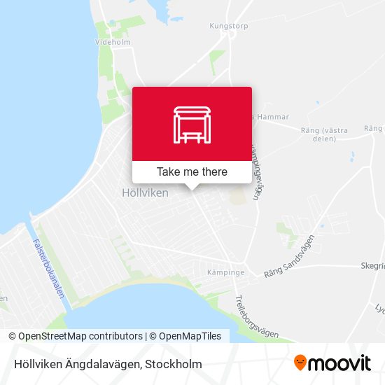 Höllviken Ängdalavägen map