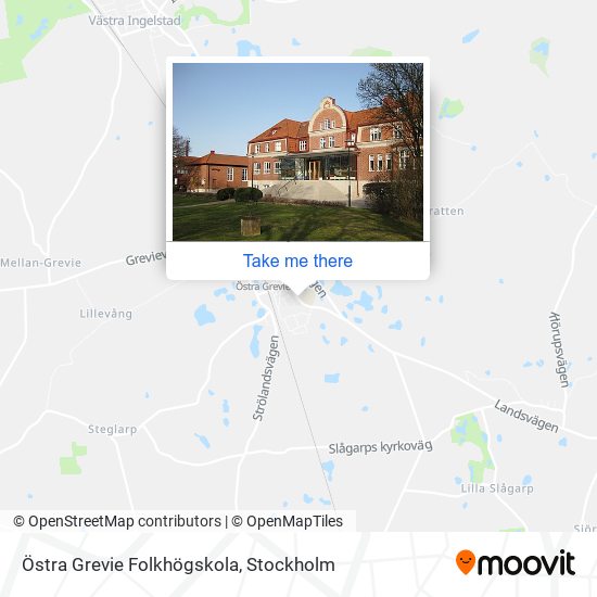 Östra Grevie Folkhögskola map