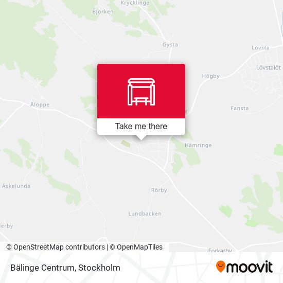 Bälinge Centrum map