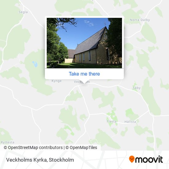 Veckholms Kyrka map