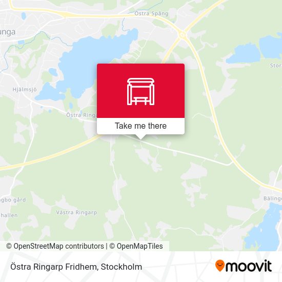 Östra Ringarp Fridhem map