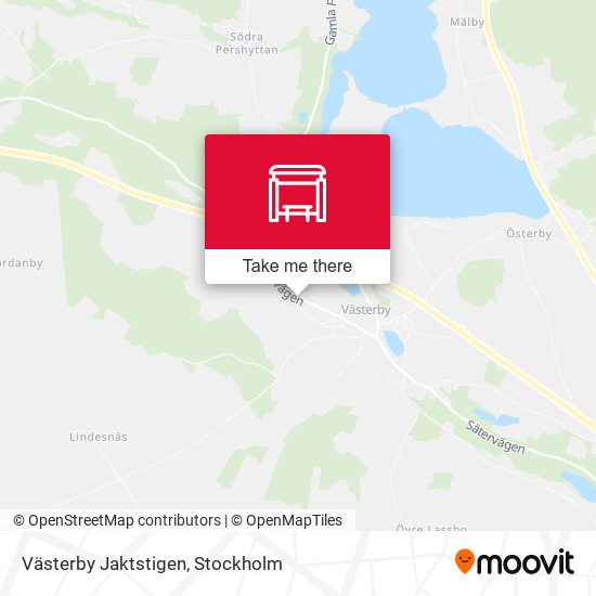 Västerby Jaktstigen map