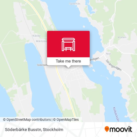 Söderbärke Busstn map