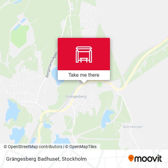 Grängesberg Badhuset map