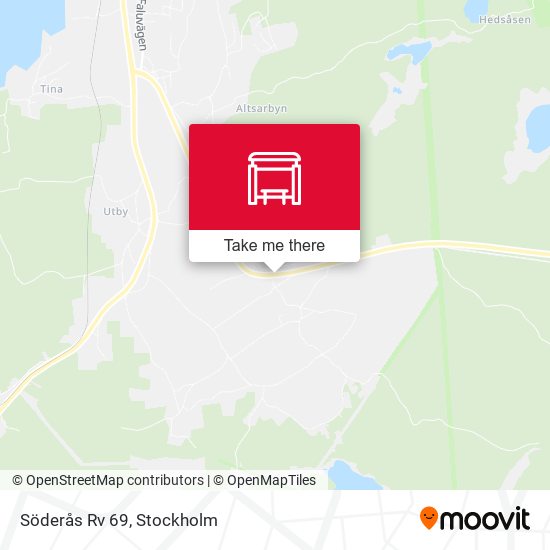 Söderås Rv 69 map