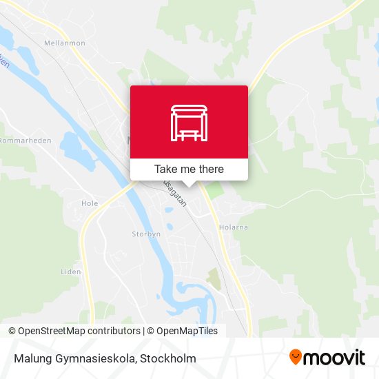 Malung Gymnasieskola map