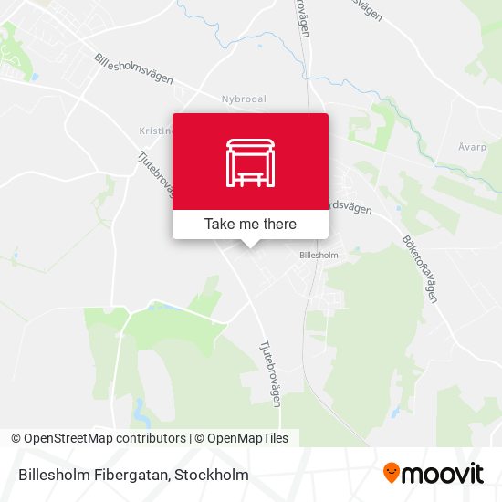 Billesholm Fibergatan map