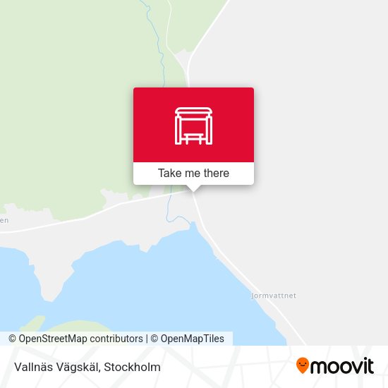 Vallnäs Vägskäl map