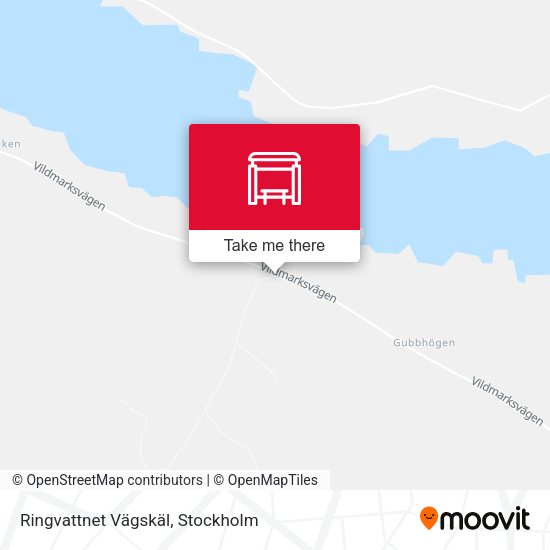 Ringvattnet Vägskäl map