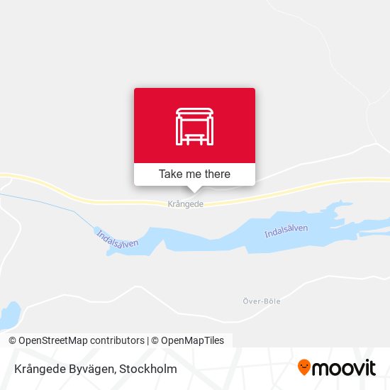 Krångede Byvägen map