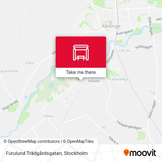 Furulund Trädgårdsgatan map