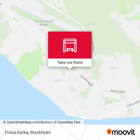 Frösö Kyrka map