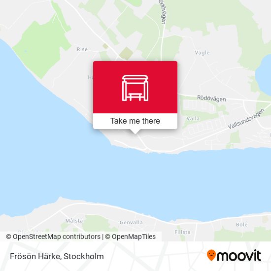 Frösön Härke map
