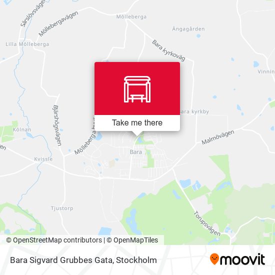 Bara Sigvard Grubbes Gata map