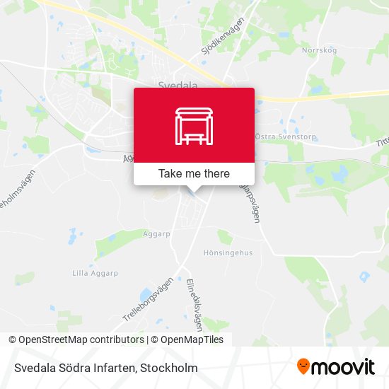 Svedala Södra Infarten map