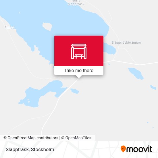 Släppträsk map