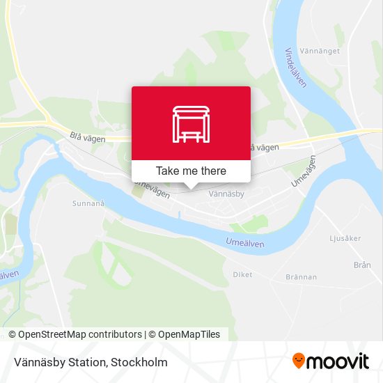 Vännäsby Station map