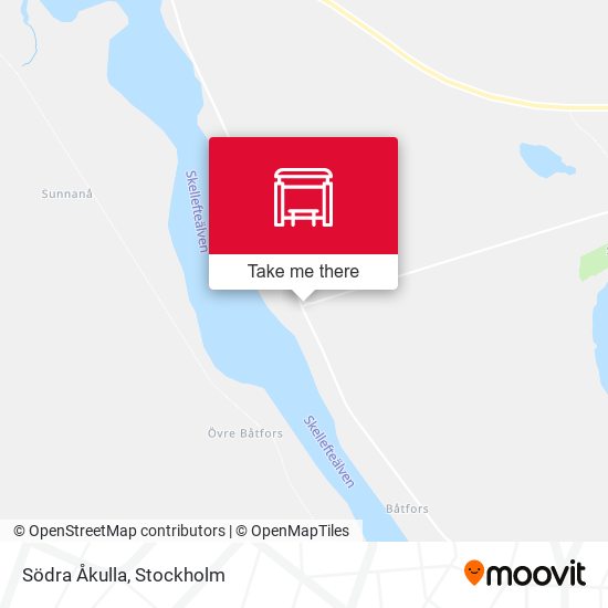 Södra Åkulla map