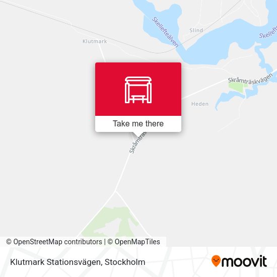 Klutmark Stationsvägen map