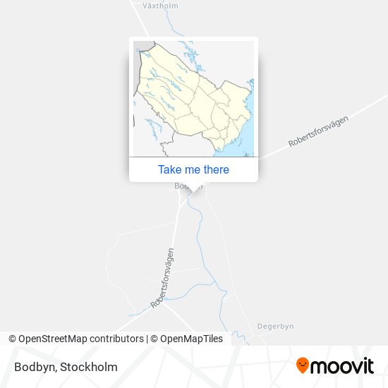 Bodbyn map