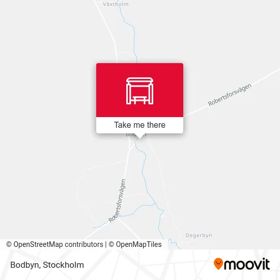 Bodbyn map
