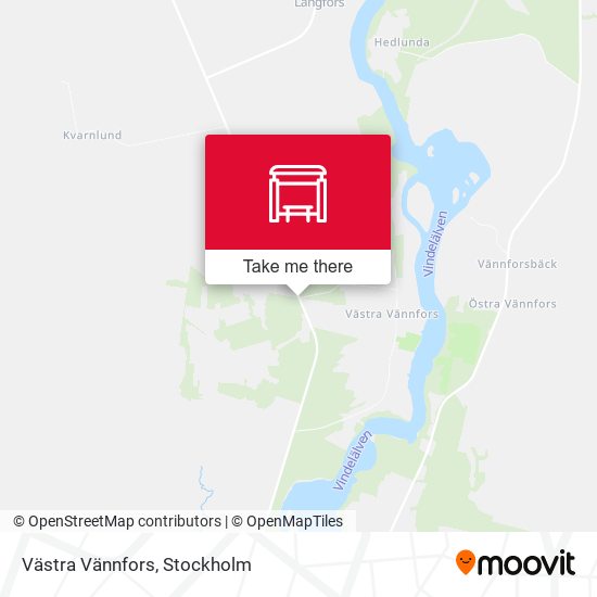 Västra Vännfors map