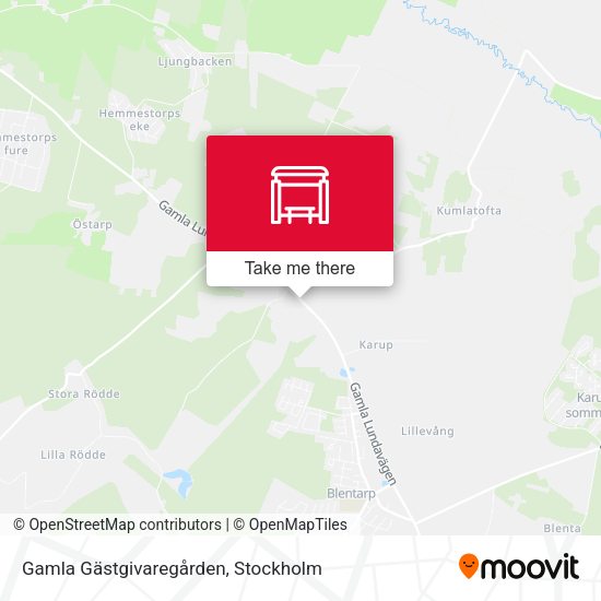 Gamla Gästgivaregården map