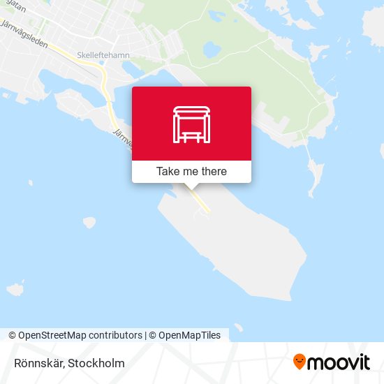 Rönnskär map