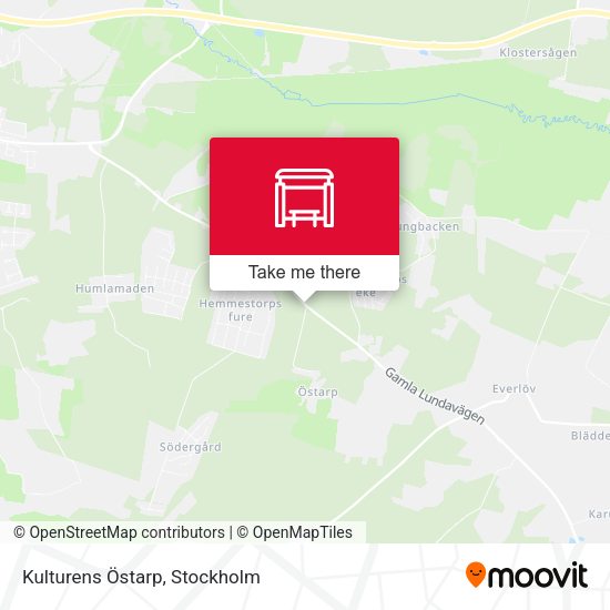 Kulturens Östarp map