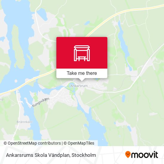 Ankarsrums Skola Vändplan map