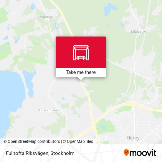 Fulltofta Riksvägen map