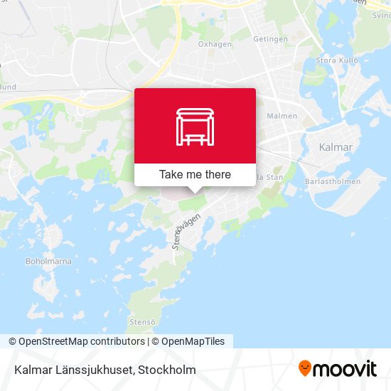 Kalmar Länssjukhuset map