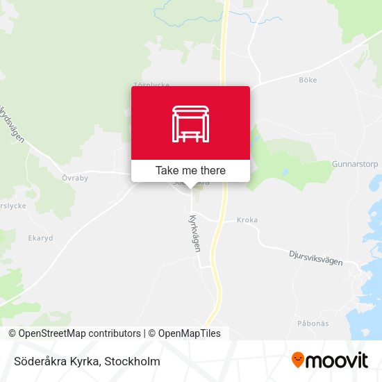 Söderåkra Kyrka map