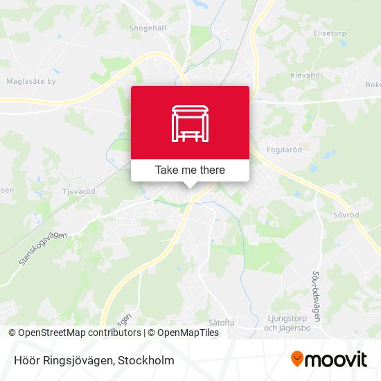 Höör Ringsjövägen map