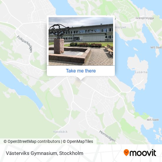 Västerviks Gymnasium map