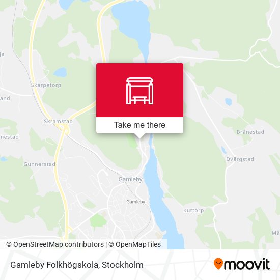 Gamleby Folkhögskola map