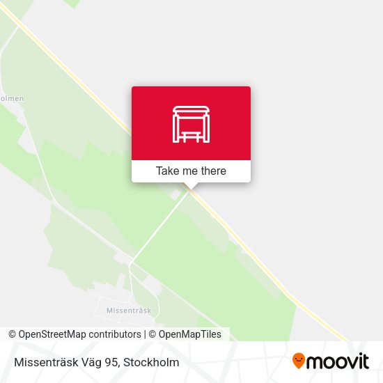 Missenträsk Väg 95 map