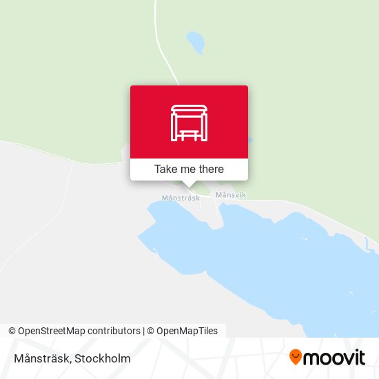Månsträsk map