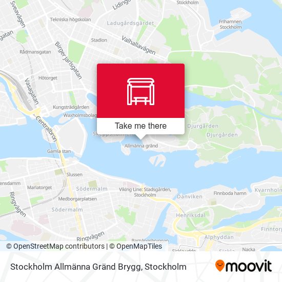 Stockholm Allmänna Gränd Brygg map