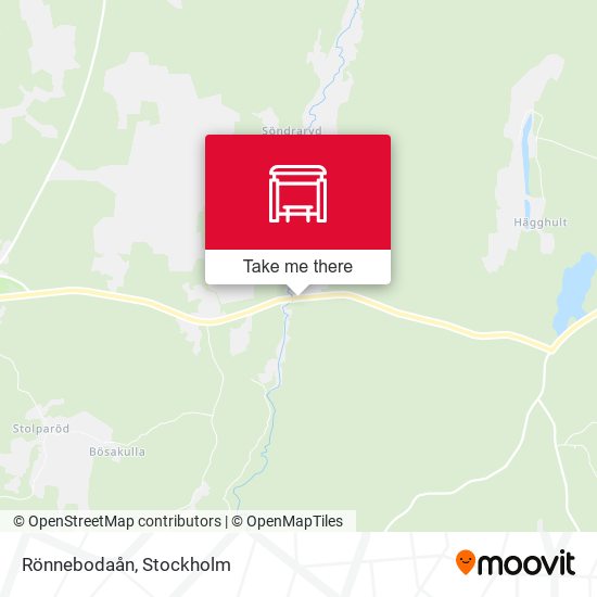 Rönnebodaån map