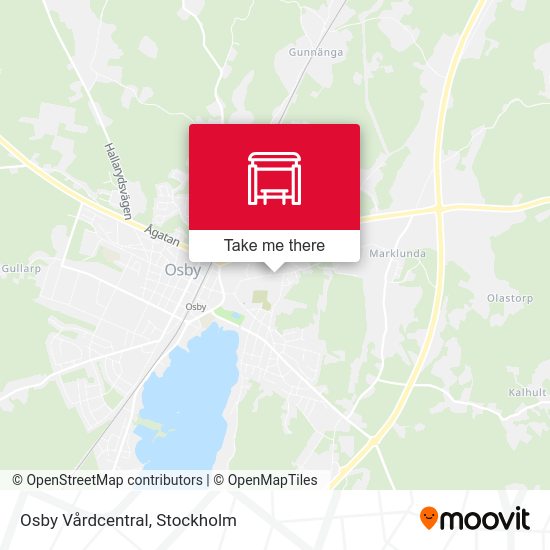 Osby Vårdcentral map