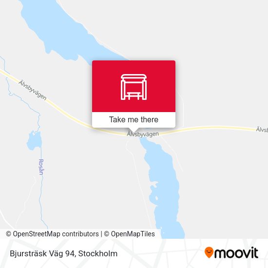 Bjursträsk Väg 94 map
