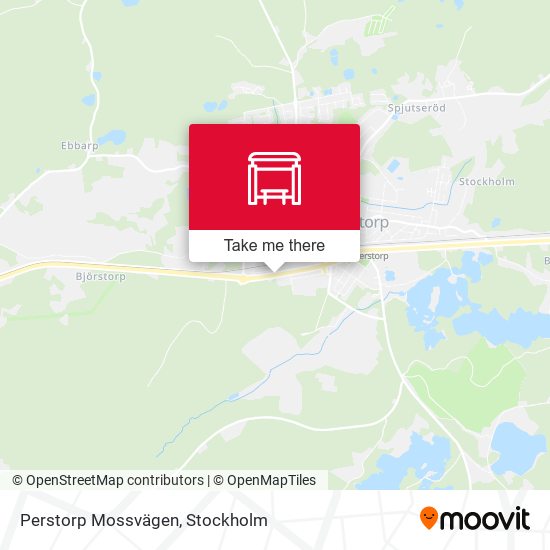 Perstorp Mossvägen map