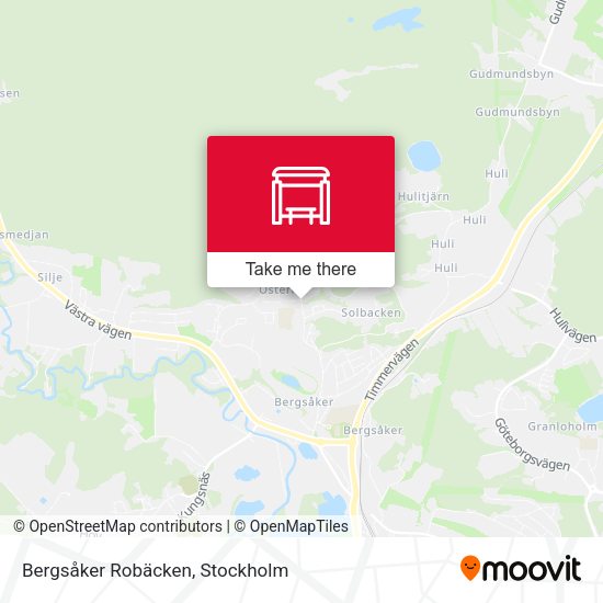 Bergsåker Robäcken map