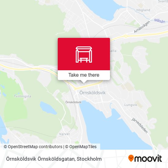 Örnsköldsvik Örnsköldsgatan map