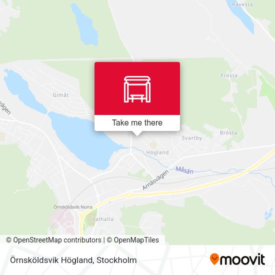 Örnsköldsvik Högland map