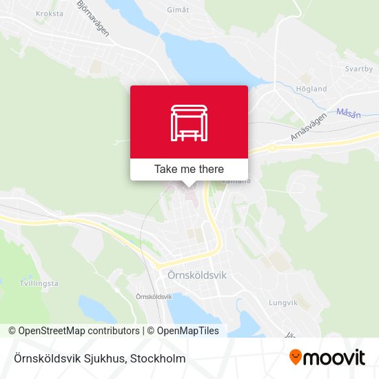 Örnsköldsvik Sjukhus map
