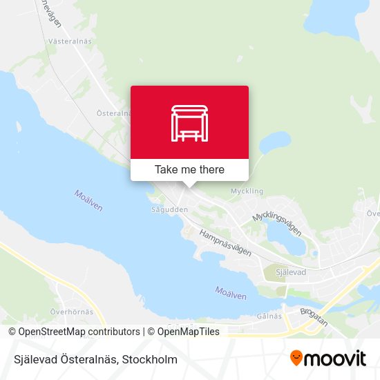 Själevad Österalnäs map
