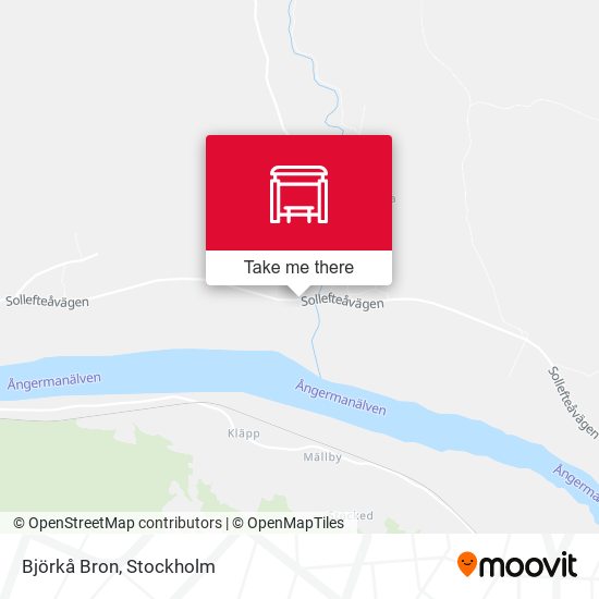 Björkå Bron map