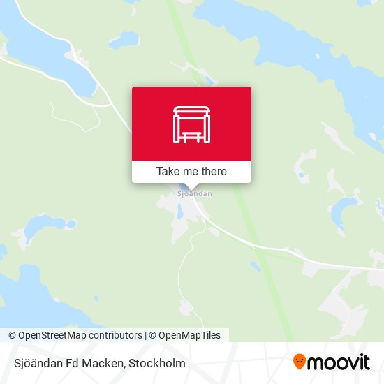 Sjöändan Fd Macken map